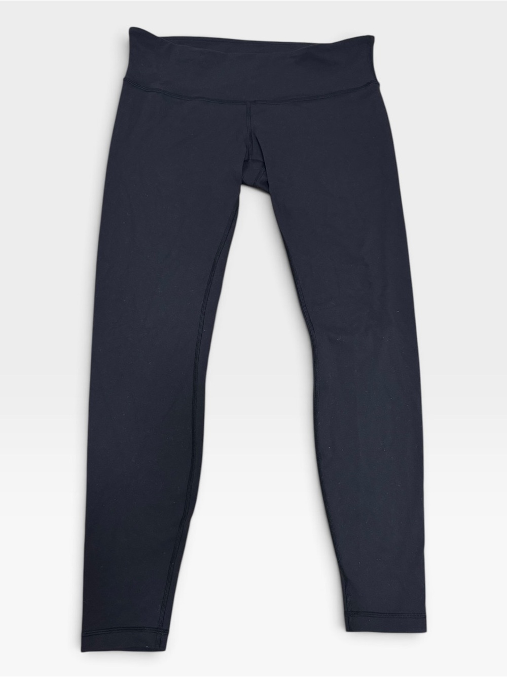 Lululemon Black Cotton Full Length Leggings Size 10